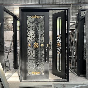 Meilleur Prix Sécurité Européenne <span class=keywords><strong>Entrée</strong></span> Unique Belle <span class=keywords><strong>Porte</strong></span> Portes en Fer <span class=keywords><strong>Entrée</strong></span> Fenêtre en Fer Forgé - Product Image 5