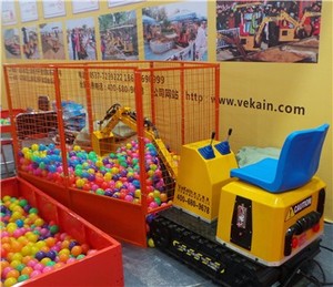 VEKAIN WZD-5 Parc d'aventure pour enfants en plein air, manège excavatrice avec fonction de fouille de boules - Product Image 6