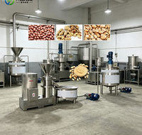 Chaîne de production complète automatique de beurre de cacahuète industrielle : machine de fabrication, broyeur, moulin colloïdal, torréfacteur, refroidisseur – Chine