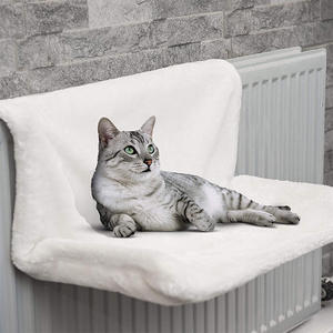 Lit de sommeil <span class=keywords><strong>radiateur</strong></span> pour <span class=keywords><strong>chat</strong></span> personnalisé tissu peluche douce produits pour animaux de compagnie accessoires hamac polaire chaud adapté aux petits animaux - Product Image 1