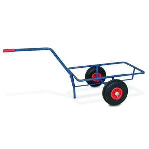 1250x640x60mm H 320 mm Chariot à main marron avec panier en plastique Capacité de charge 200 kg OEM Personnalisable - Product Image 3