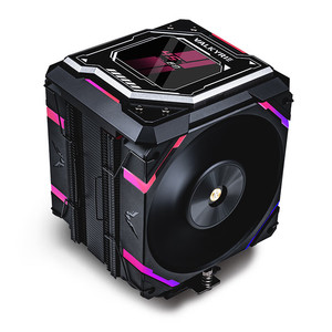 พัดลมระบายความร้อน VALKYRIE R125 VK ARGB ขนาด 12 ซม. พร้อมไฟ ARGB ขนาด 2.5 นิ้ว สำหรับซีพียู รองรับความเร็วสูงสุด 245 วัตต์ ใช้ได้กับคอมพิวเตอร์ตั้งโต๊ะ Intel 115x 1700 2011 และ AMD - Product Image 1