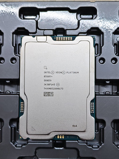 For Xeon Platinum 8568Y CPU Processor 10-Core 2.30GHz 12MB L3 Cache 350W Socket 3647 28nm Server Application Used