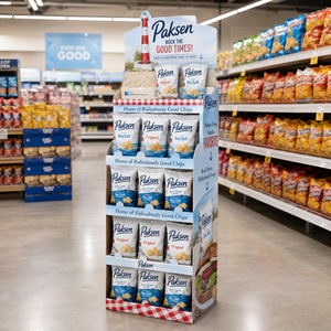 Custom Branded Corrugated Floor Display for Children's <b>Confectionery</b>, Durable for Supermarket Grocery Aisles - Product Image 2
