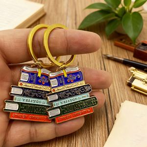 พวงกุญแจโลหะเคลือบทองคำ งานศิลป์วรรณกรรมคลาสสิกแบบกำหนดเอง ขายส่ง พวงกุญแจโลหะเคลือบแข็งและอ่อน - Product Image 2