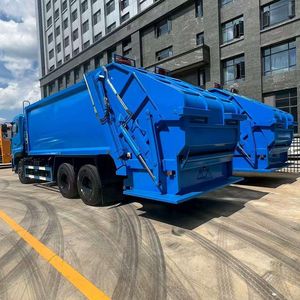 รถบรรทุกอัดขยะไฮดรอลิกแบบตักท้าย Clw 6x4 20 คิว สำหรับงานหนัก ใช้สำหรับเก็บขยะหนัก - Product Image 4