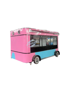 Trendy Portable Electric Mobile Snack Cart, High Efficiency Night Market Food Truck Perfect for Ice Cream & Milk <b>Tea</b> Business - Product Image 4