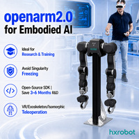 Kit de Brazo Robótico OpenArm DIY y Brazo Terminado, Brazo Robótico Industrial de IA Programable de Alta Precisión para Teleoperación y Investigación