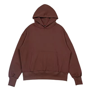 <b>Men's</b> Hoodies Sweatshirts Heavyweight <b>Pullover</b> Streetwear 100% Cotton Puff Printing Custom Oversized Hoodie for <b>Men</b> - Product Image 2