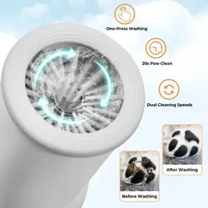 2025 grosir baru pemasok produk hewan peliharaan produk kucing anjing mesin pembersih kaki hewan peliharaan otomatis pembersih kaki anjing pencuci kaki anjing - Product Image 5