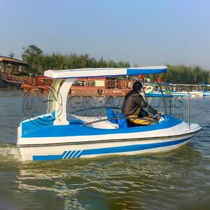 Fournisseur de la Chine Nouveau design 5 passagers de loisirs électrique bateau en fibre de verre pour <span class=keywords><strong>parc</strong></span> aquatique - Product Image 4