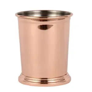 Wholesale Stainless Steel Mint Moscow Mule Mug Coffee Beaded Julep Cup