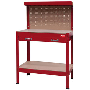 Valex 1610167โต๊ะทำงานเฟอร์นิเจอร์ในห้องปฏิบัติการพร้อม1ลิ้นชักและแผง - Product Image 1
