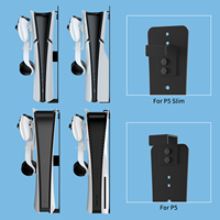 Support mural et support de jeu pour console PS5/PS5 Slim et contrôleur/casque