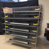 Cage à Cailles Verticale à Cinq ou Six Niveaux, Cage d'Élevage de Cailles à 6 Niveaux et 12 Emplacements
