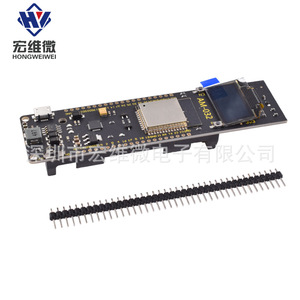 Carte de développement Hongwei Micro ESP32 avec écran OLED de 0,96 pouce et support pour batterie 18650, idéale pour les projets éducatifs et de fabrication - Product Image 1