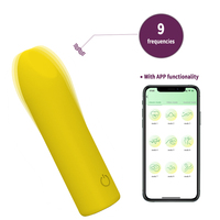 GINYA Niedlicher Mini-Bullet-Vibrator mit APP, superstarker Vibrationsstimulator für Frauen, Klitorisstimulation, Sexspielzeug für Paare