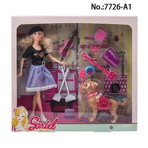 Jouets jouets en plastique Offres Spéciales en gros 11.5 "poupée de mode avec <span class=keywords><strong>série</strong></span> Pet House - Product Image 6