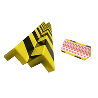 RONGHE Bande de coin industrielle en forme de L anti-collision en mousse polyuréthane PU personnalisée pour garage parking jaune noir