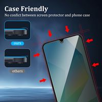 Protection d'écran de confidentialité A++ pour Samsung A05 A15 A16 A41 A56 A36, verre trempé anti-espion sans bulles, accessoire pour téléphones mobiles
