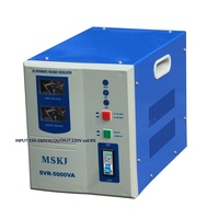 Stabilisateur de tension électronique monophasé SVR en gros, en stock, haute précision 50/60Hz, protection complète fournie