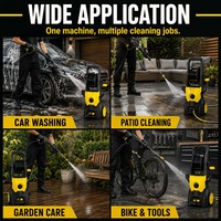 Nettoyeur haute pression électrique portable Mingou P10 2000 PSI, pompe de nettoyage de voiture haute pression