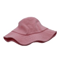 Sombrero de pescador plano de colores brillantes al por mayor, gorra de ala ancha con logotipo bordado personalizado, sombrero de pescador, gorras de pescador plegables de algodón