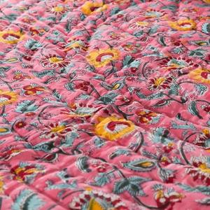 Edredón con estampado de bloques Jaipuri hecho a mano para uso en hoteles, algodón orgánico de alta calidad, bloque de mano impreso, diseño étnico para decoración del hogar - Product Image 6