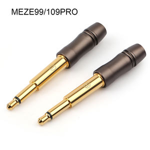 Connecteur Mono Long Type 3.5mm Plaqué Or 3.5mm Connecteurs 2 pôles pour Meze99 Classics 99neo ANTONIO 99 <span class=keywords><strong>NEO</strong></span> <span class=keywords><strong>NOIR</strong></span> - Product Image 2