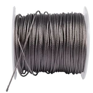 Venta Directa de Fábrica, Cable de Acero Inoxidable Galvanizado Certificado por ASTM, 3/8" 7x7/7x19, Compactado, Engastado, para Construcción y Corte - Product Image 5