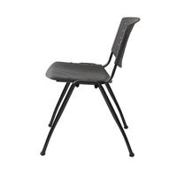 Chaise de conférence scolaire empilable en plastique moderne, durable et écologique, chaise de bureau pour la formation