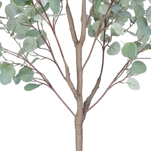 OH arti Bonsai artificiale finto pianta verde verde verde verde verde foglia d'<span class=keywords><strong>albero</strong></span> di eucalipto per <span class=keywords><strong>albero</strong></span> all'aperto <span class=keywords><strong>l</strong></span> decorazione interna - Product Image 5