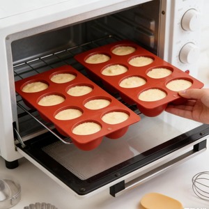 2 Pack Silicone <b>Egg</b> Molds 8 Cavity <b>Easter</b> 3D <b>Egg</b>-Shaped Silicone Baking Mold - Product Image 6