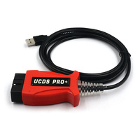 V1.27.001 UCDS Pro para Ford con 35 Tokens, Funciones Completas, UCDS para Autos Ford hasta 2017, Cable de Escáner OBD2 con Activación Completa