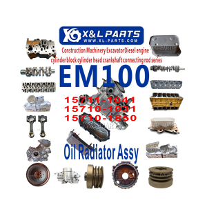 <span class=keywords><strong>เครื่อง</strong></span>จักรก่อสร้าง <span class=keywords><strong>EM100</strong></span> น้ํามันคูลเลอร์หม้อน้ําน้ํามัน<span class=keywords><strong>เครื่อง</strong></span> assy 15711-1041 15710-1031 15710-1850 สําหรับ Hino รถบรรทุก Ek100 <span class=keywords><strong>Em100</strong></span> - Product Image 1