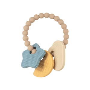 Tích hợp vòng động vật sao trái cây xe thể thao giáng sinh hình dạng vòng đeo tay cấp thực phẩm Silicone bé <span class=keywords><strong>Teether</strong></span> - Product Image 1