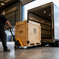 Expédition de meubles surdimensionnés à prix abordable de Chine vers les États-Unis (CA, TX, GA, NJ, WA, FL, PA, IL) – Livraison par camion FCL, LCL, OOG, XL – Cadre en bois – DDP, DDU