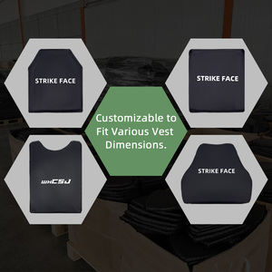 سترة أمان تكتيكية ناعمة من البولي إيثيلين ، كربيد السيليكون الألومينا ، معدات ألواح مصفحة - Product Image 2