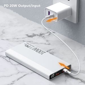PD 20W Carga súper rápida 20000mAh Banco de energía Powerbank Pantalla LED Capacidad total Delgado 20000mAh USBC Custom LogoPower Banks - Product Image 2