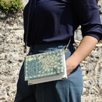 Sac à main biblique à thème pour les amateurs de littérature sac à bandoulière cadeau idéal pour les lecteurs Bookworms Bible embrayages sac à main Bible sac à bandoulière