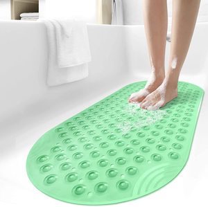 Tapis de salle de bain antidérapant en gros avec ventouses et trous de drainage, tapis de bain lavables en machine pour cabine de douche - Product Image 2