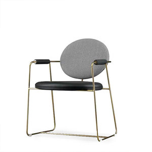 Dining chair Italian chair light luxury high-end cheap classic design dining luxury leather living room dining chair
