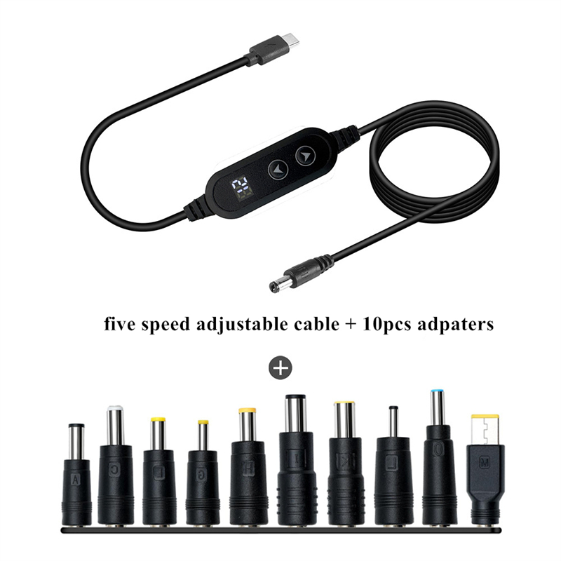 Noir - avec 10 adaptateurs