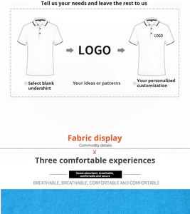 เสื้อโปโลแขนสั้นผ้าฝ้ายระบายอากาศสไตล์วินเทจ คอปกพับได้ สำหรับงานโปรโมชั่น ชุดทำงาน คุณภาพสูง - Product Image 3