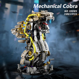 13095 Assembly Block Mechanical Cobra Model Creative Children Educational Building Block Set Plastic Collection Toy Juguetes - Product Image 2