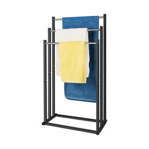 Porte-serviettes compact et efficace, parfait pour les petites salles de bain, assure une entretien facile et favorise un rangement soigné. - Product Image 1