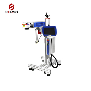 เครื่องยิงเลเซอร์ Flying CO2เครื่องพิมพ์เลเซอร์เหมาะสำหรับสายการผลิตขวด PET ถุงใส่ขนมขบเคี้ยว - Product Image 2