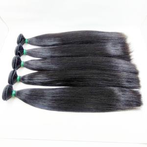 La mejor calidad 100% paquetes de trama de pelo recto natural indonesio del pelo humano de la Virgen el cabello es procesado naturalmente y con - Product Image 2