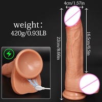 Professioneller Realistischer Stoßender Vibrierender Dildo mit 42°C Heizfunktion Kabellose Haptische Fernbedienung für Erwachsene