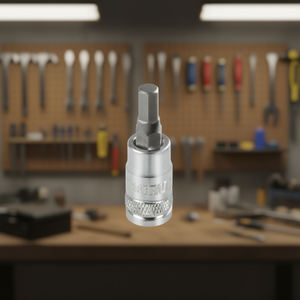 Fervi <b>Socket</b> With Hexagonal Insert 6mm Drive Chrome Vanadium Steel - Product Image 3